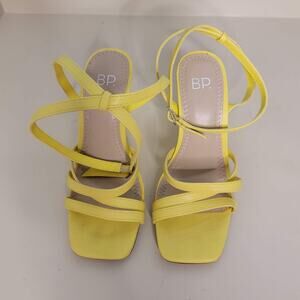 BP Yellow Strappy High Heels
